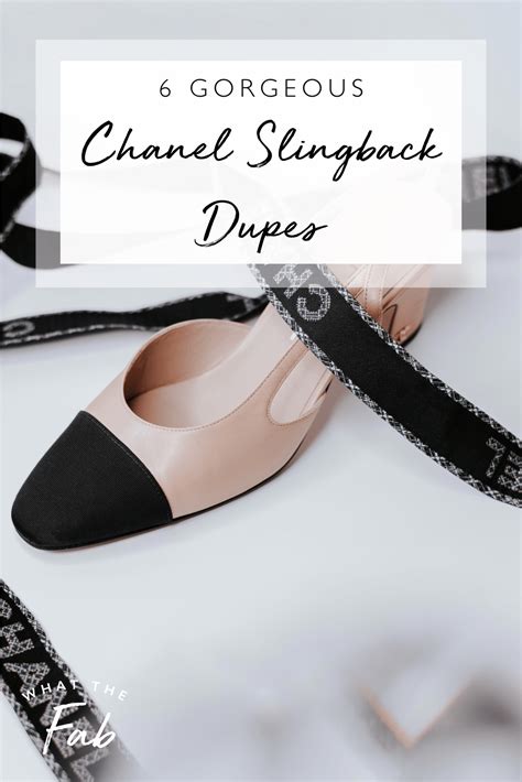 shein chanel dupe shoes|chanel slingback dupe aesthetic.